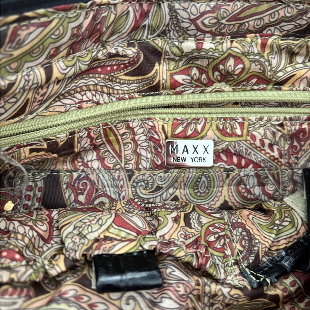 Maxx New York Multicolor Paisley Bag